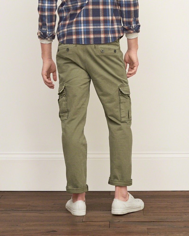 Hình Quần dài nam Abercrombie & Fitch AF-US-Q02 Slim Straight Cargo