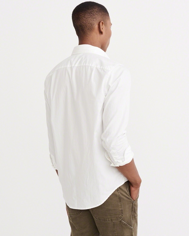 Hình Áo sơmi nam Abercrombie & Fitch AF-US-SM03 Relaxed Fit