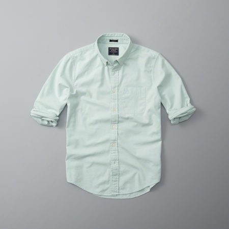 Hình Áo sơmi nam Abercrombie & Fitch AF-US-SM08 Icon Oxford Shirt