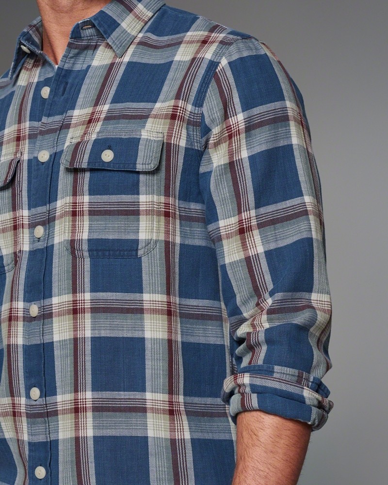 Hình Áo sơmi nam Abercrombie & Fitch AF-US-SM11 Plaid Twill Shirt