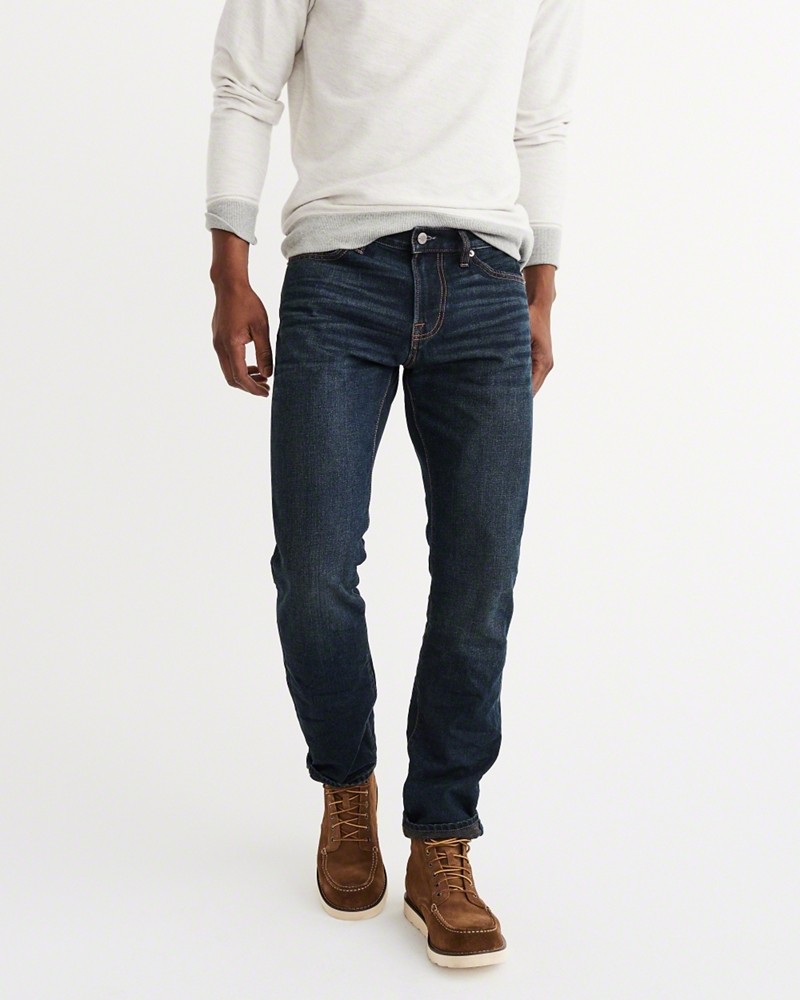 Hình Quần Jean nam Abercrombie & Fitch AF-US-J08 Slim Straight