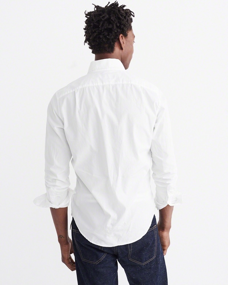 Hình Áo sơmi nam Abercrombie & Fitch AF-US-SM17 Poplin Shirt