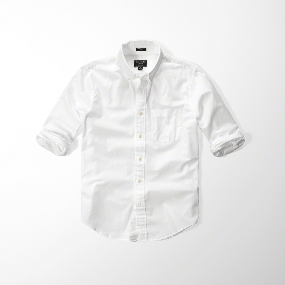 Hình Áo sơmi nam Abercrombie & Fitch AF-US-SM17 Poplin Shirt