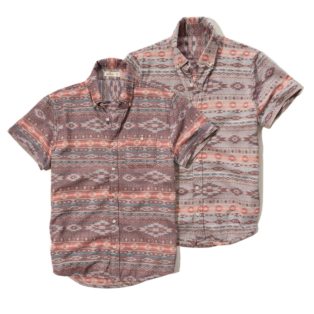 Hình Áo sơmi nam Hollister HCO-US-SM09 Reversible Poplin