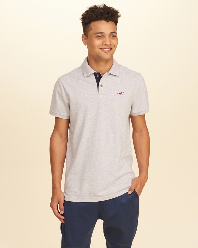 Hình Áo thun nam Hollister HCO-P97 Stretch Pique Icon