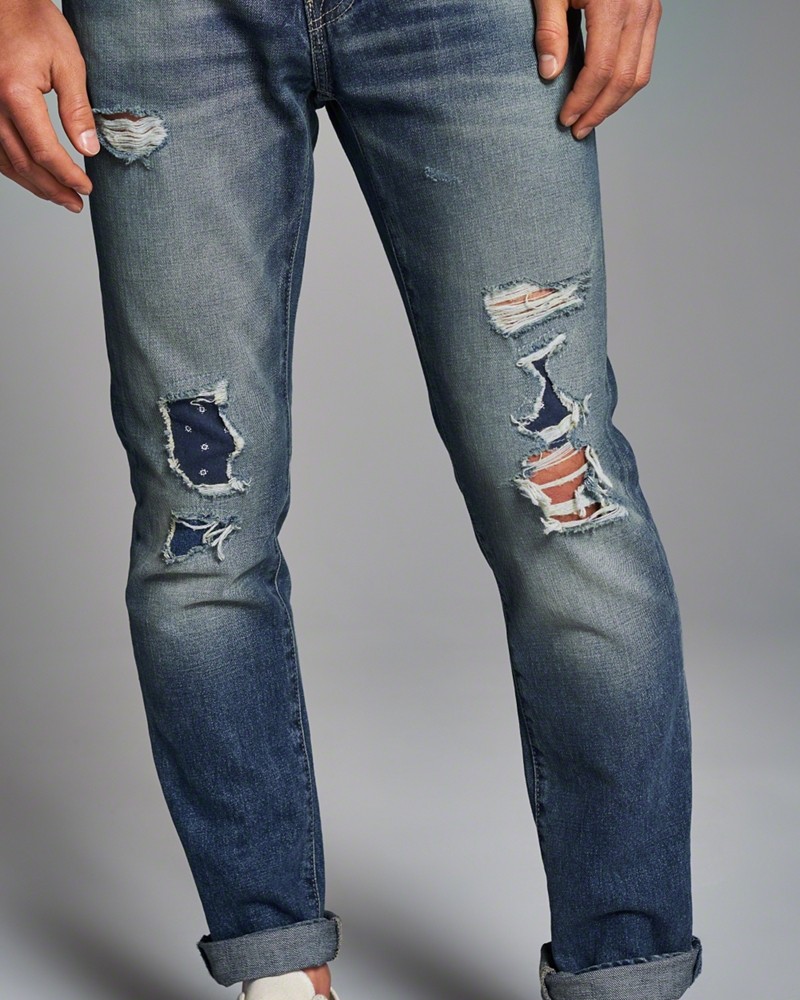 Hình Quần Jean nam Abercrombie & Fitch AF-US-J13 Skinny Jeans