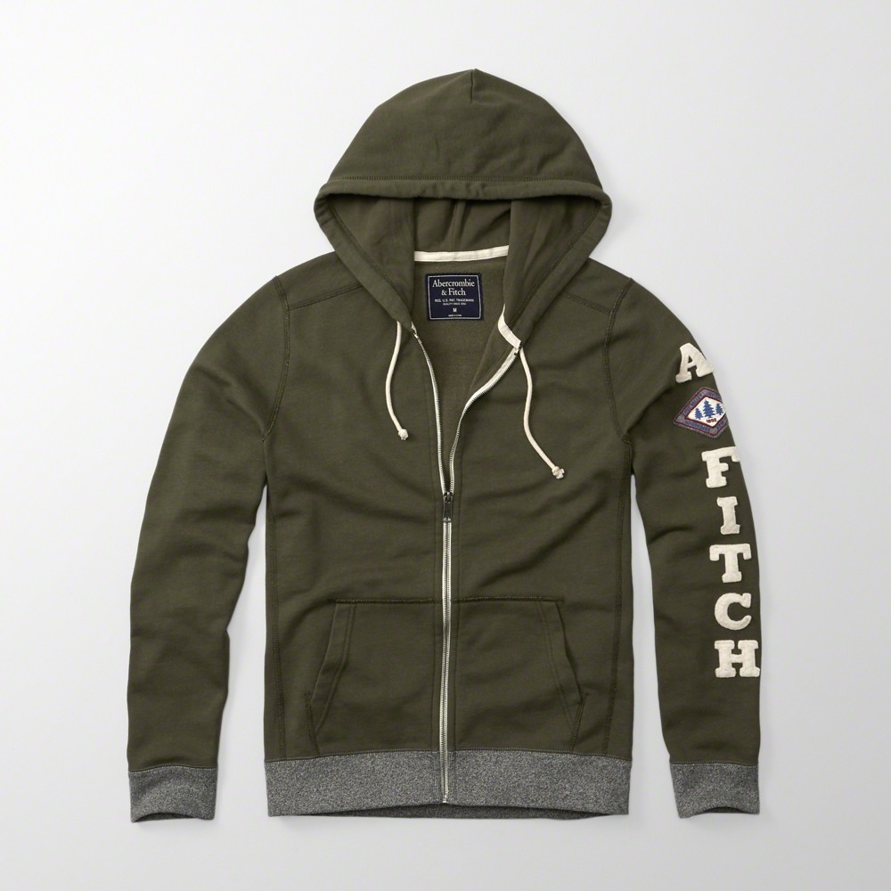 Hình Áo khoác nam Abercrombie & Fitch AF-US-K03 Graphic Full Zip