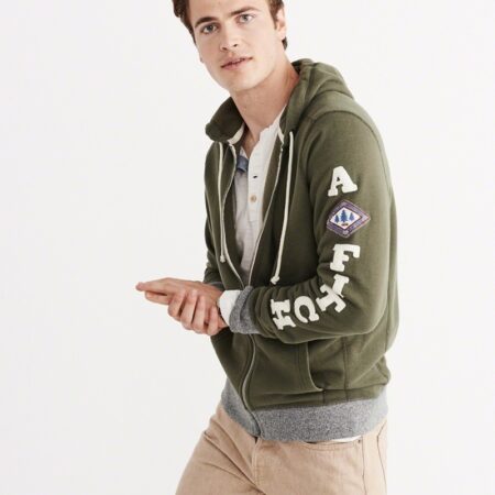 Hình Áo khoác nam Abercrombie & Fitch AF-US-K03 Graphic Full Zip