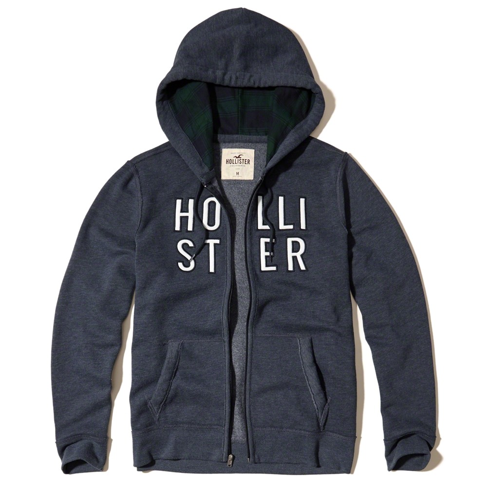 Hình Áo khoác nam Hollister HCO-US-K04 Plaid Logo Graphic