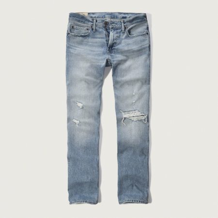 Hình Quần Jean nam Abercrombie & Fitch AF-US-J11 Slim Straight Jeans