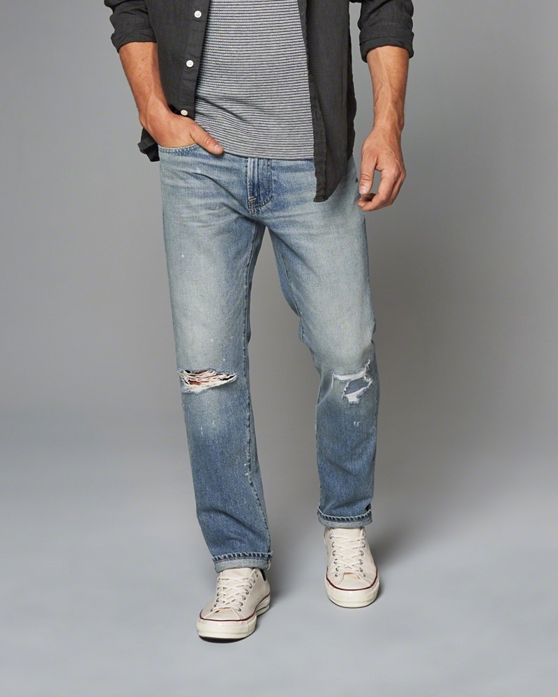 abercrombie slim straight jeans