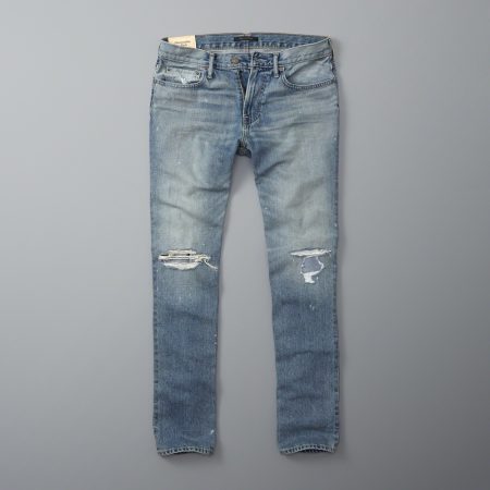 Hình Quần Jean nam Abercrombie & Fitch AF-US-J12 Slim Straight Jeans