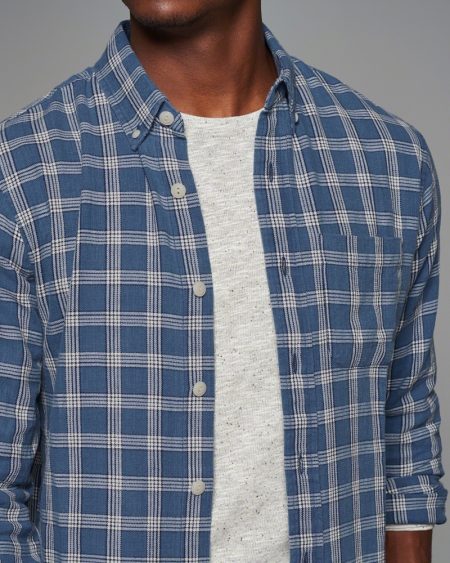 Hình Áo sơmi nam Abercrombie & Fitch AF-US-SM27 Plaid Shirt