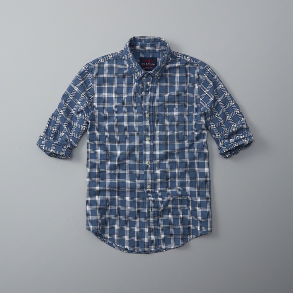 Hình Áo sơmi nam Abercrombie & Fitch AF-US-SM27 Plaid Shirt