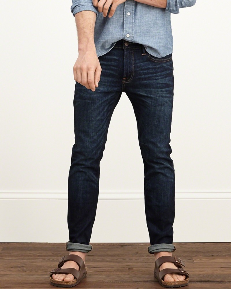 Hình Quần Jean nam Abercrombie & Fitch AF-US-J15 Super Skinny