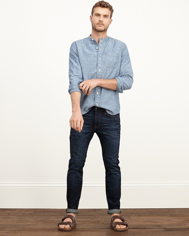 Hình Quần Jean nam Abercrombie & Fitch AF-US-J15 Super Skinny