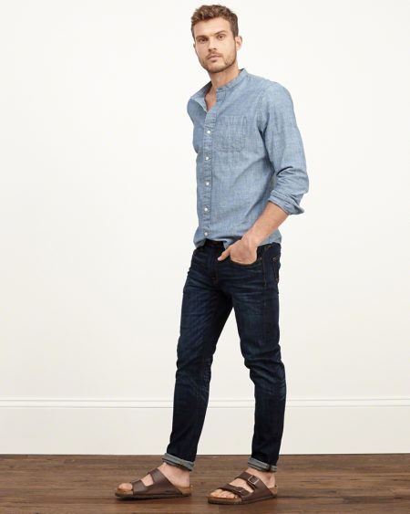 Hình Quần Jean nam Abercrombie & Fitch AF-US-J15 Super Skinny
