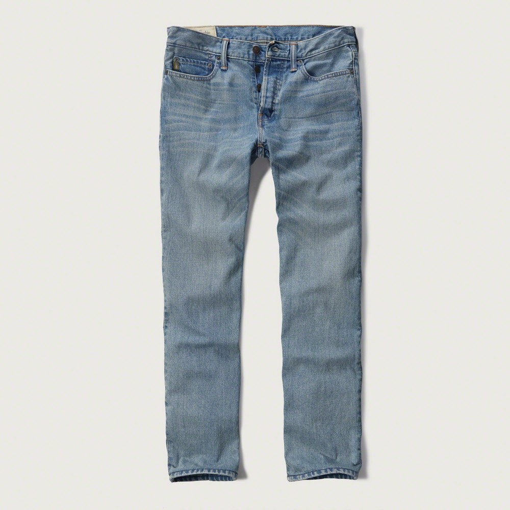 Hình Quần Jean nam Abercrombie & Fitch AF-US-J16 Slim Straight Jeans