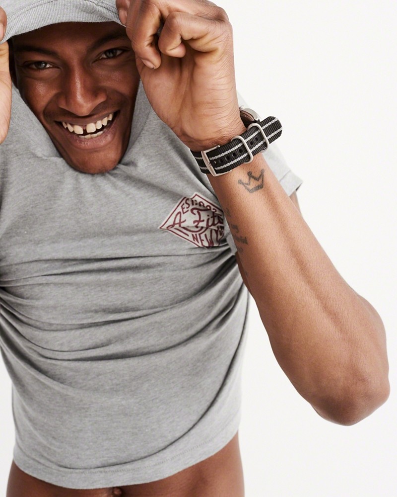 Hình Áo thun nam Abercrombie & Fitch AF-US-T01 Logo Graphic Tee