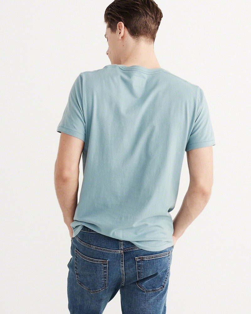 Hình Áo thun nam Abercrombie & Fitch AF-US-T02 Applique Logo Graphic