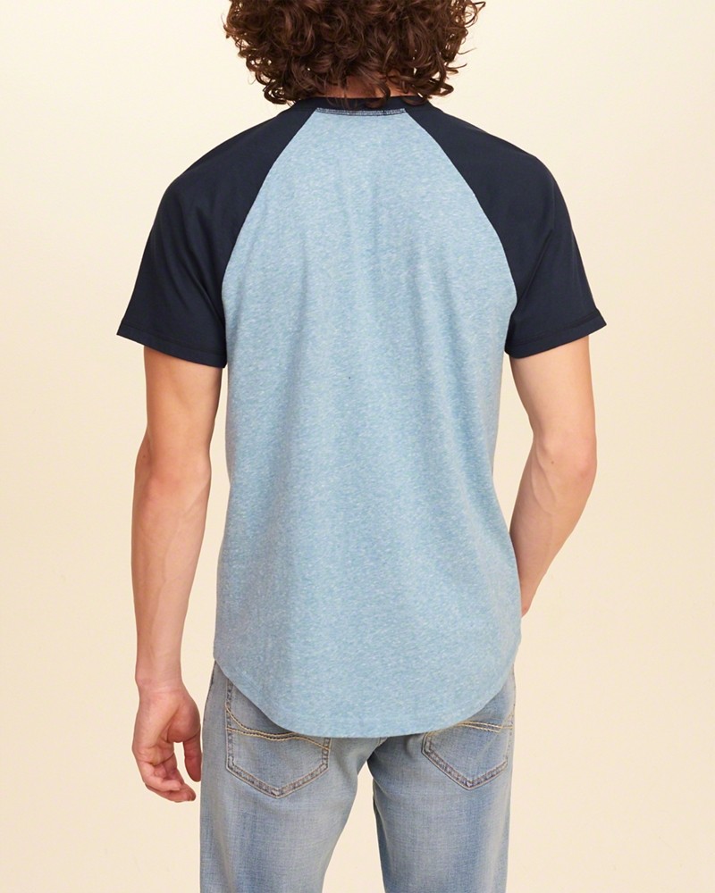 Hình Áo thun nam Hollister cổ trụ HCO-H09 Must Have Colorblock