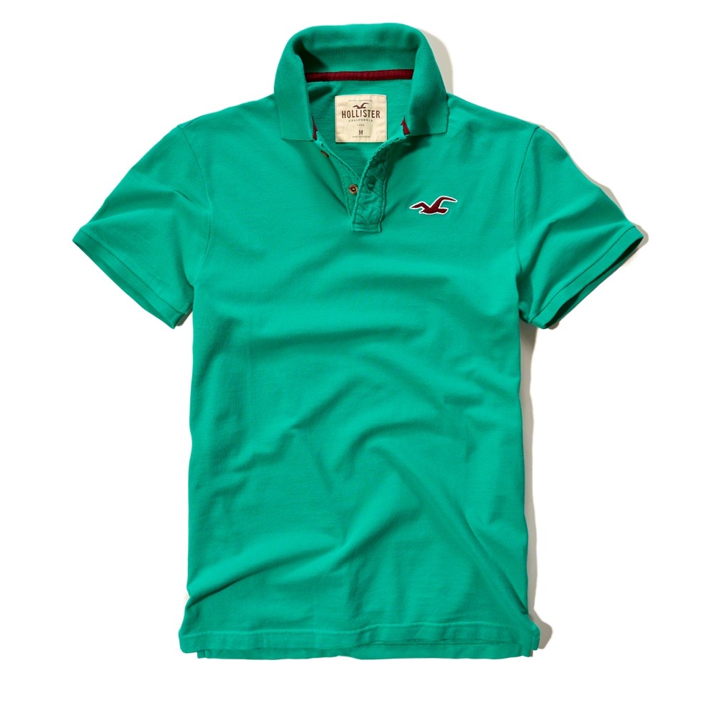 Hình Áo thun nam Hollister HCO-P105 Tipped Pique Polo