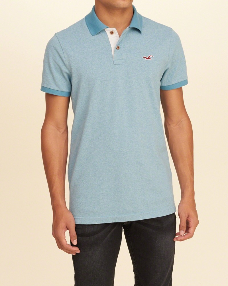 Hình Áo thun nam Hollister HCO-P75 Stretch Pique Icon