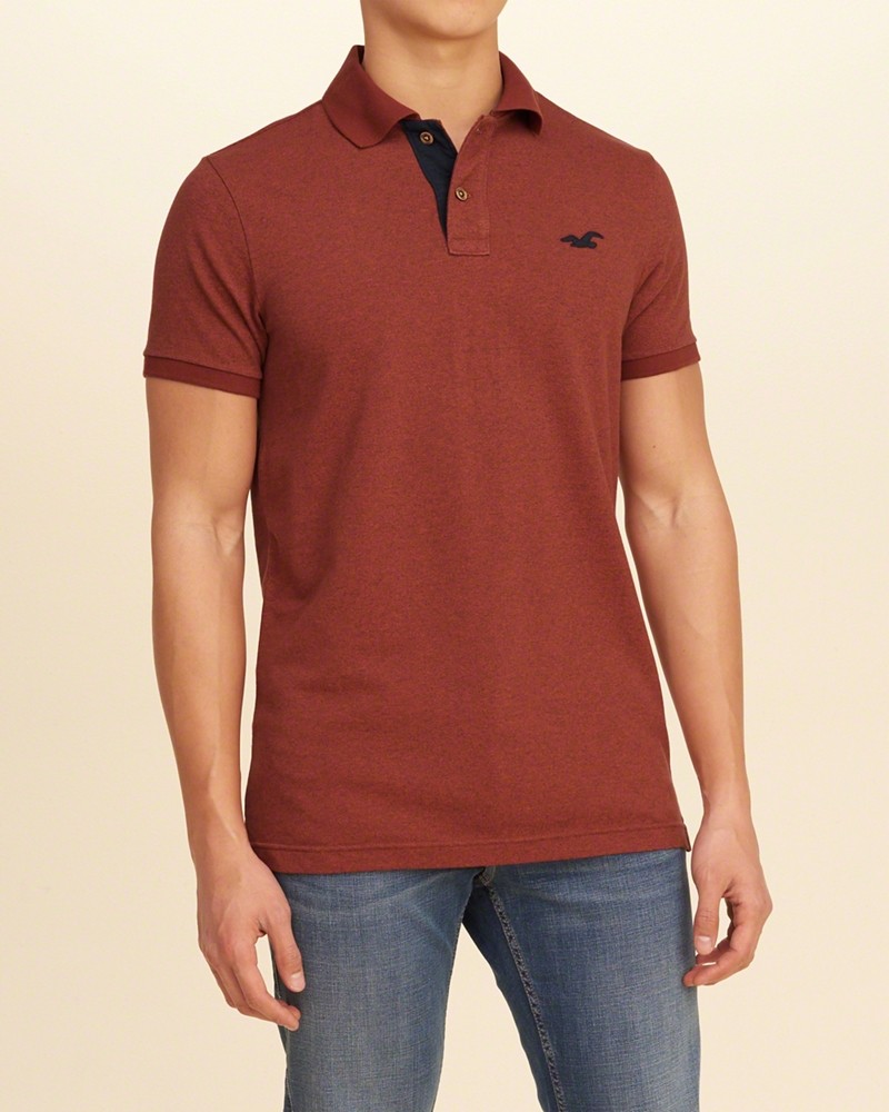 Hình Áo thun nam Hollister HCO-P82 Stretch Pique Icon