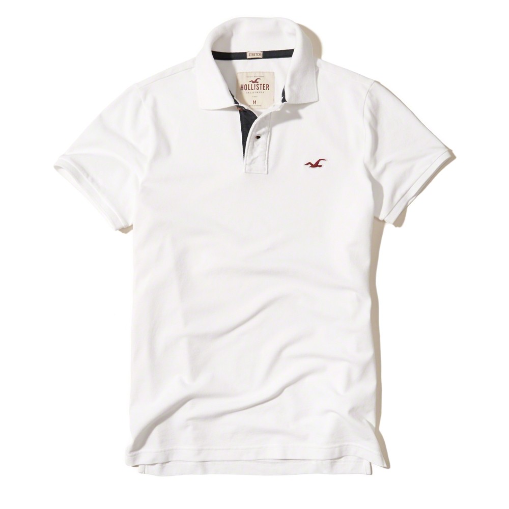 Hình Áo thun nam Hollister HCO-P87 Stretch Pique Polo