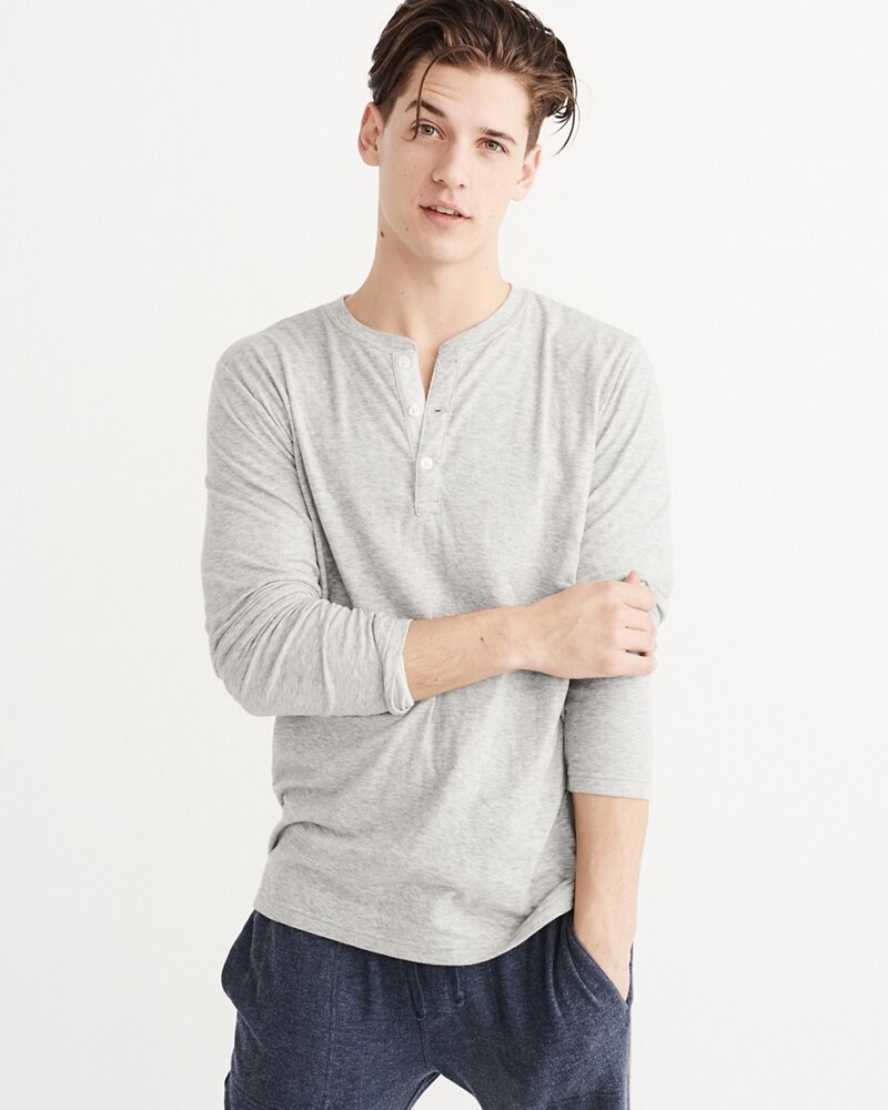 Hình Áo thun nam Abercrombie & Fitch AF-US-H01 Lounge Henley