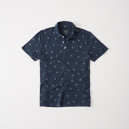 Hình Áo thun polo Abercrombie & Fitch AF-US-P12 Printed Polo