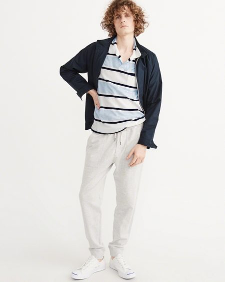 Hình Áo thun polo Abercrombie & Fitch AF-US-P13 Terry Polo