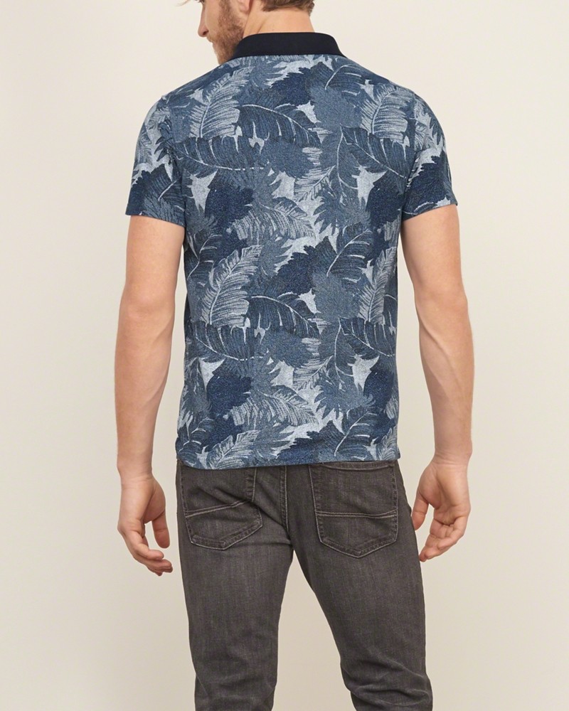 Hình Áo thun polo Abercrombie & Fitch AF-US-P14 Printed Polo