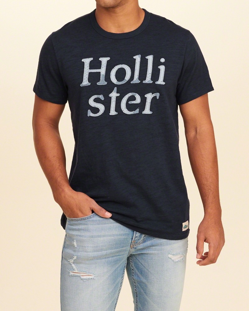 Hình Áo thun nam Hollister HCO-US-T02 Applique Logo