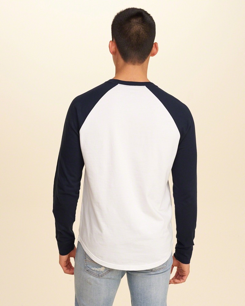 Hình Áo thun nam Hollister HCO-US-T05 Colorblock Raglan
