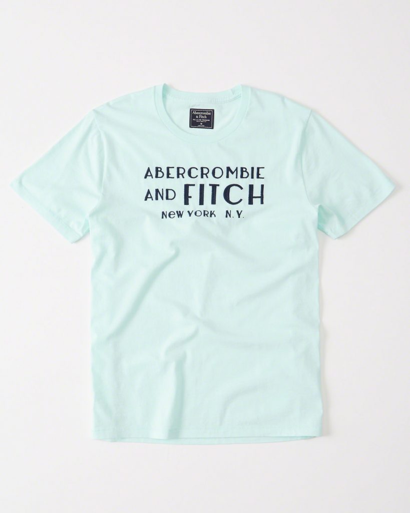 Hình Áo thun nam Abercrombie & Fitch AF-T187 Applique Logo Hình Áo thun nam Abercrombie & Fitch AF-T187 Applique Logo