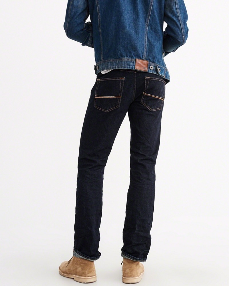 Hình Quần Jean nam Abercrombie & Fitch AF-US-J17 Slim Straight Jeans