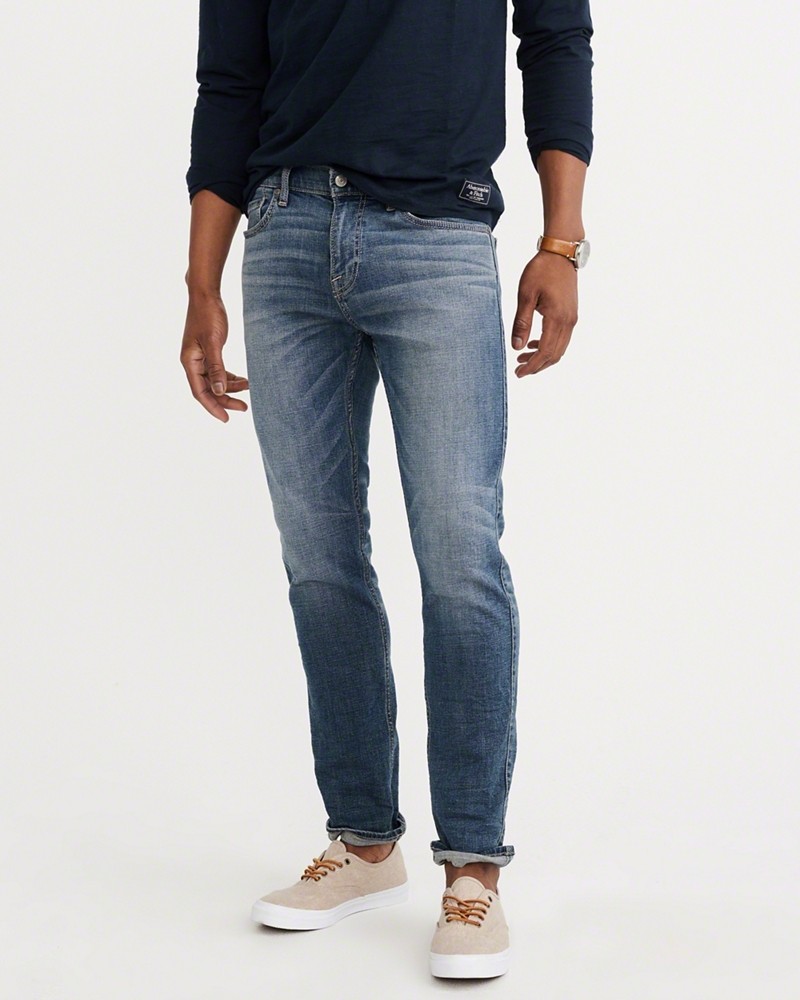 Hình Quần Jean nam Abercrombie & Fitch AF-US-J23 Skinny Performance