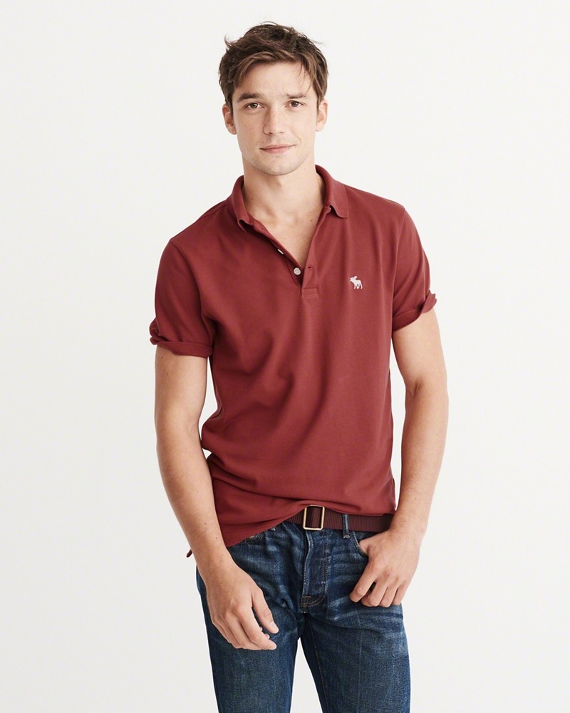 Hình Áo thun polo Abercrombie & Fitch AF-US-P20 Stretch Icon Polo