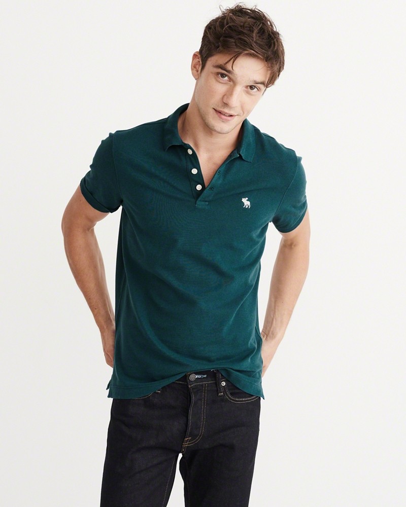 Hình Áo thun polo Abercrombie & Fitch AF-US-P21 Stretch Icon Polo