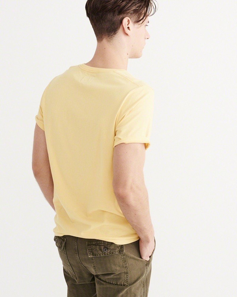 Hình Áo thun nam Abercrombie & Fitch AF-US-T07 Applique Logo Graphic