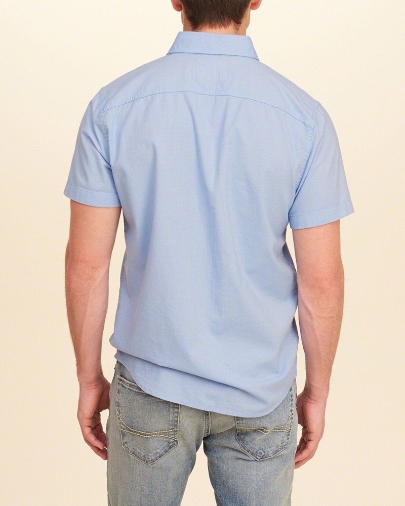 Hình Áo sơmi nam Hollister HCO-US-SM13 Stretch Short