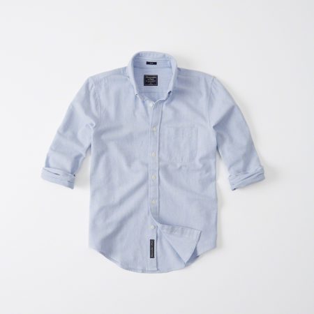 Hình Áo sơmi nam Abercrombie & Fitch AF-US-SM41 Heathered Oxford