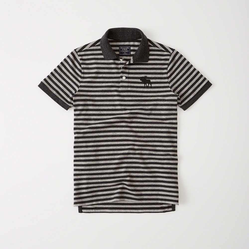 Hình Áo thun polo Abercrombie & Fitch AF-P70 Big Icon Stretch