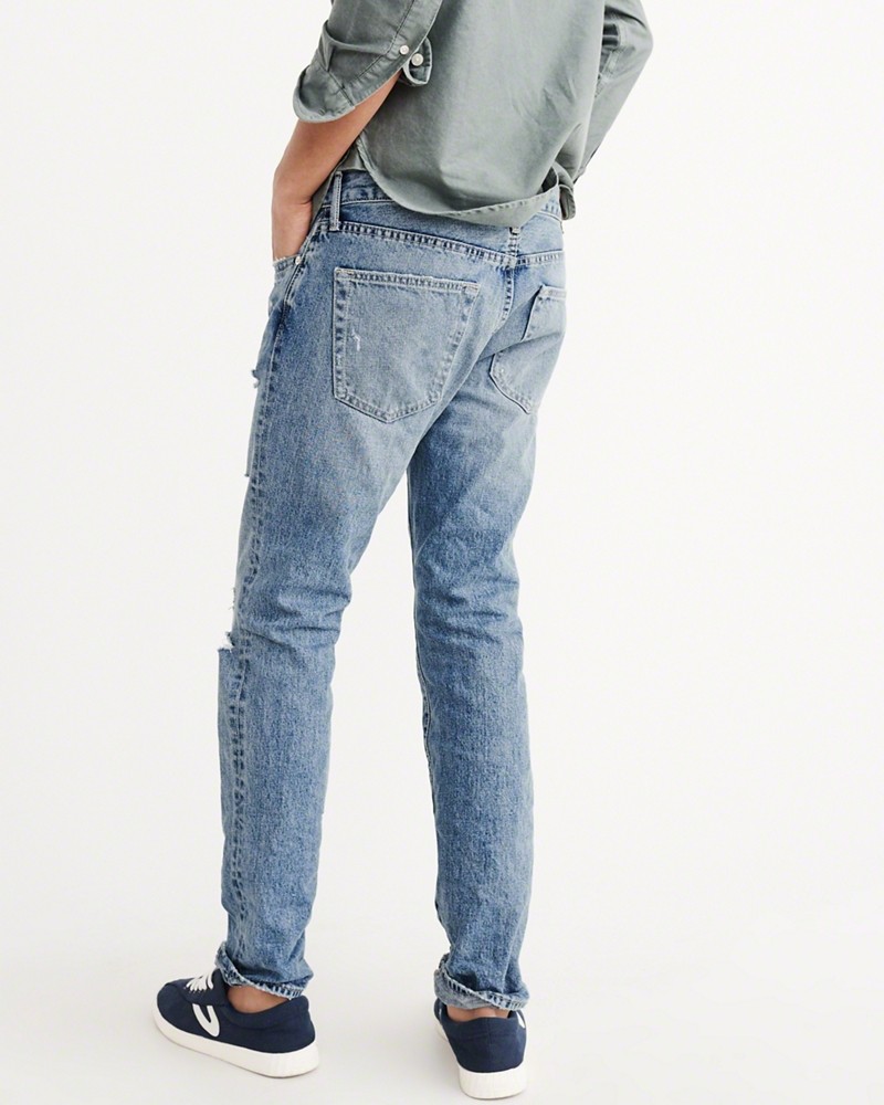 Hình Quần Jean nam Abercrombie & Fitch AF-US-J29 Ripped Skinny Jeans