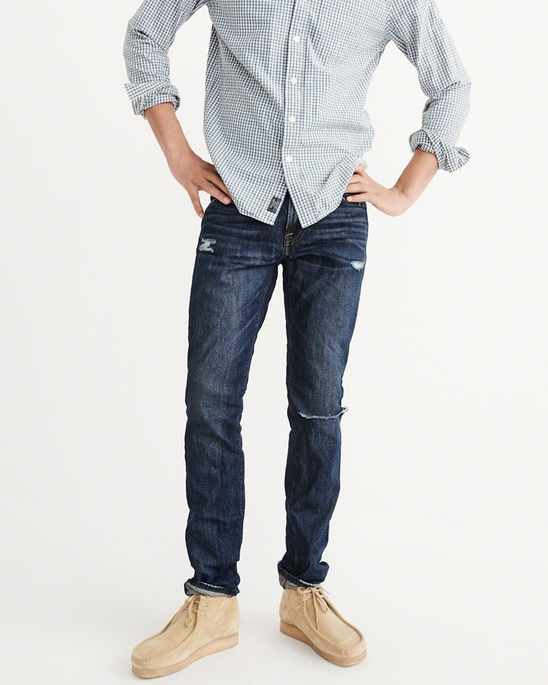 Hình Quần Jean nam Abercrombie & Fitch AF-US-J30 Skinny Jeans