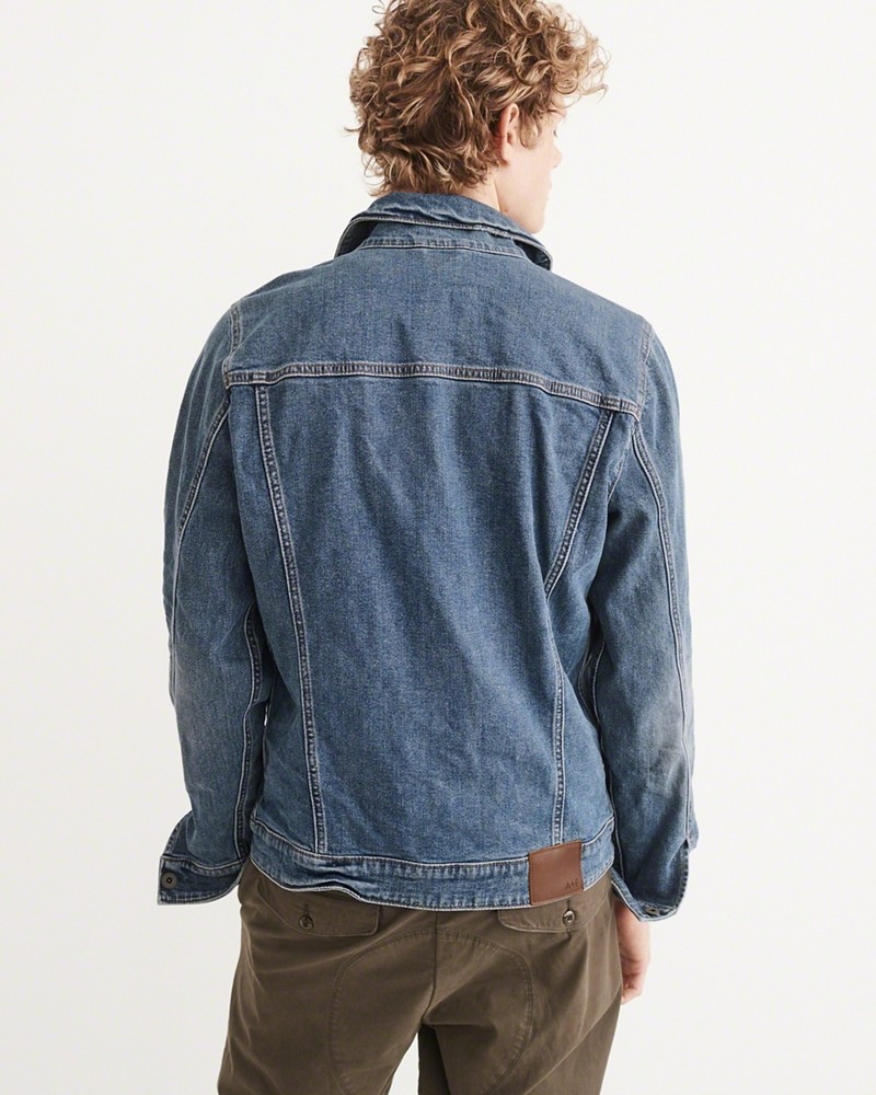 Hình Áo khoác nam Abercrombie & Fitch AF-US-K10 Denim Jacket