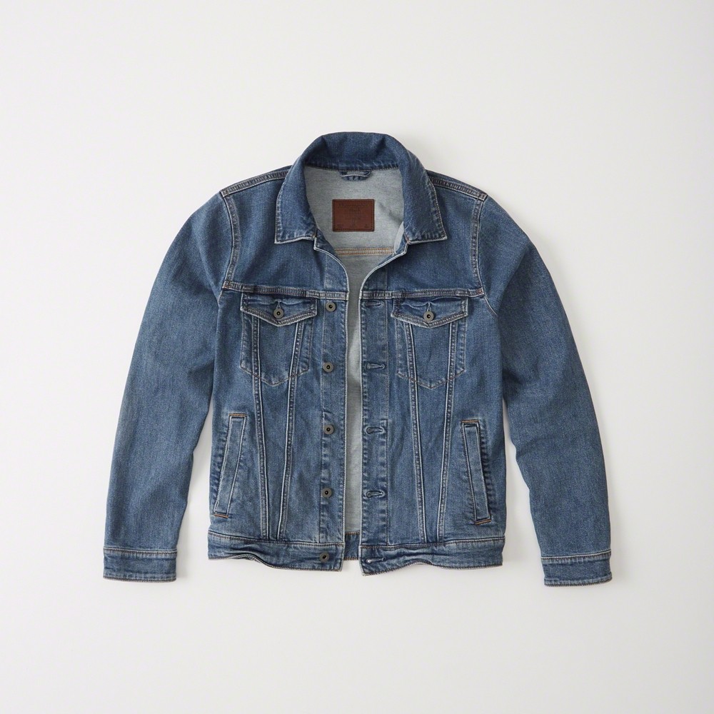 Hình Áo khoác nam Abercrombie & Fitch AF-US-K10 Denim Jacket