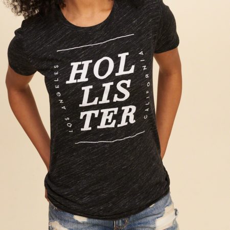 Hình Áo thun nữ Hollister HCO-US-NT03 Logo Graphic Tee