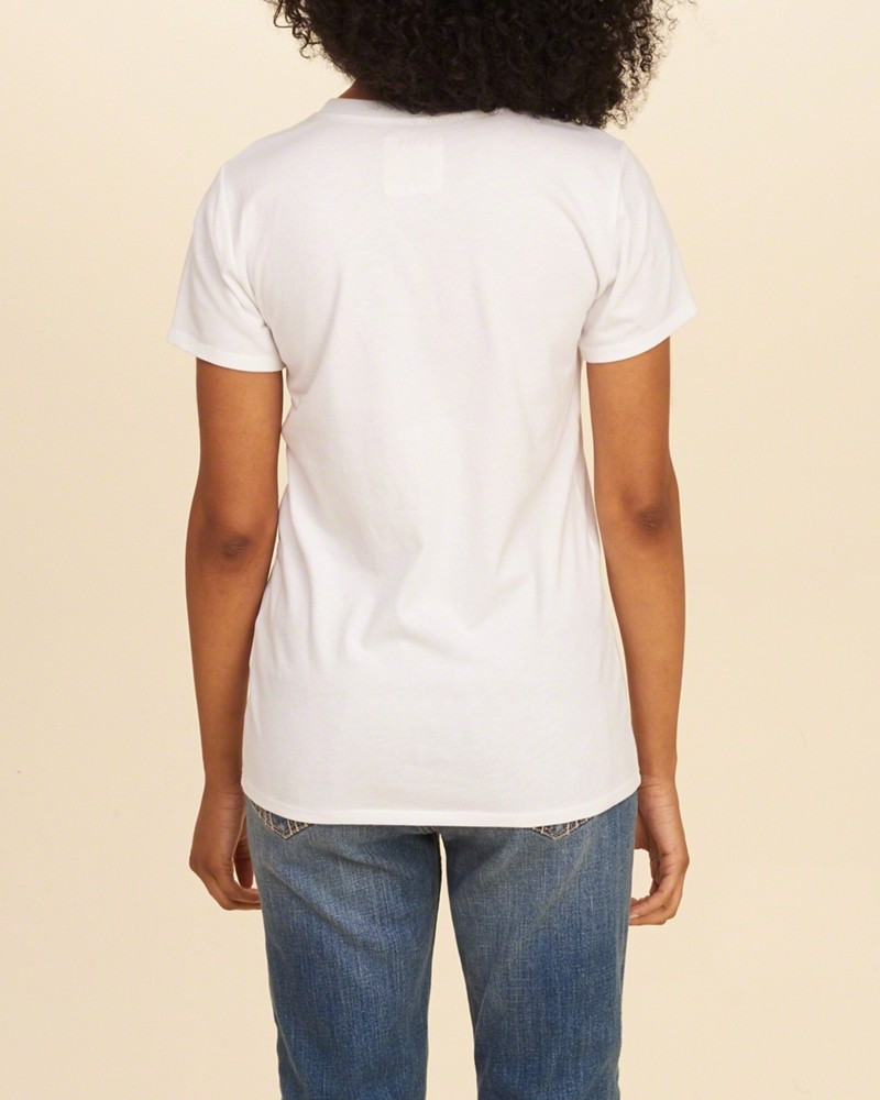 Hình Áo thun nữ Hollister HCO-US-NT08 Logo Graphic Tee